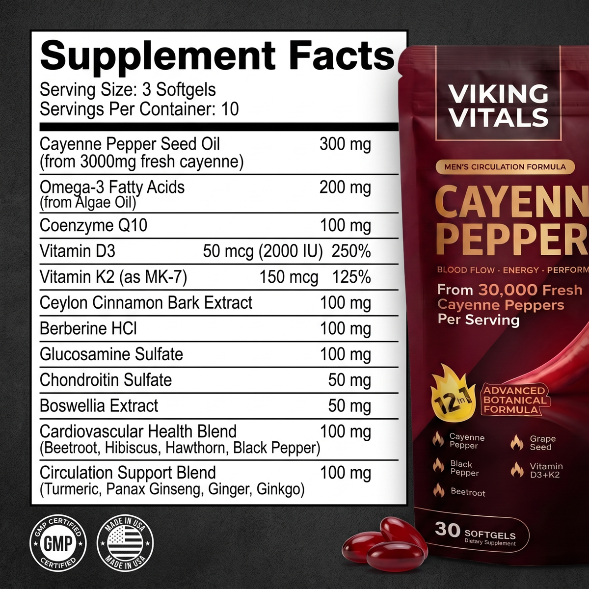 Viking Vitals Cayenne Pepper
